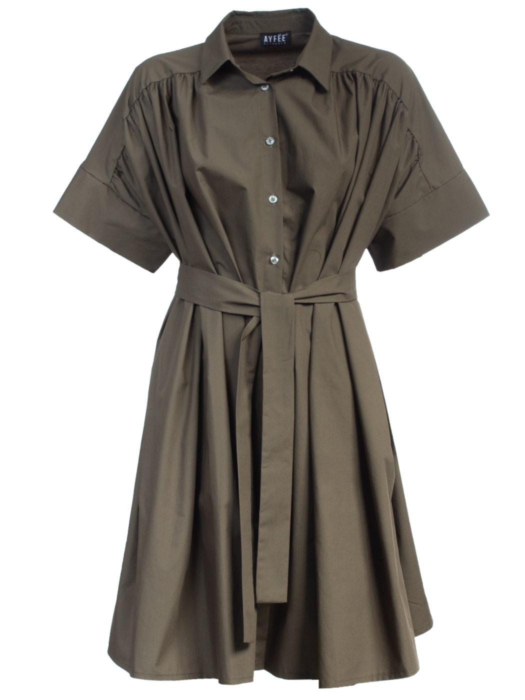 ABITO CHEMISIER SENZA MANICA, 2TG - MILITARY GREEN